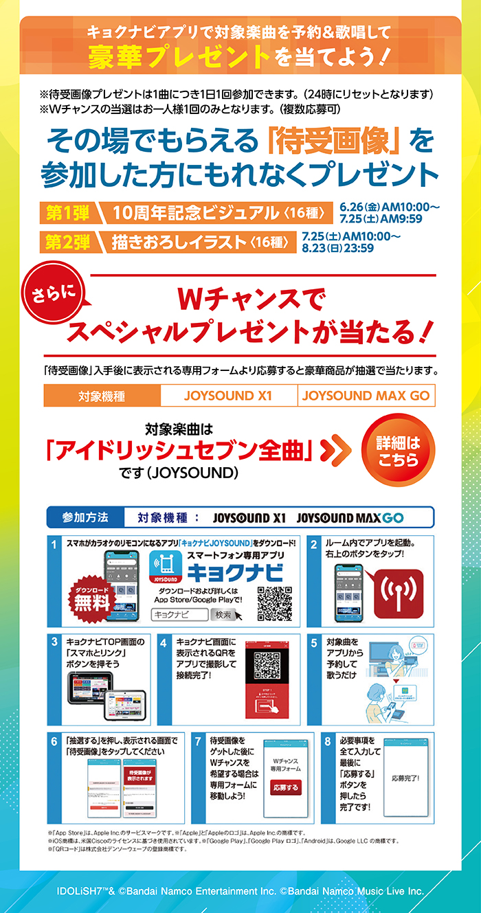アイドリッシュセブン×JOYSOUNDコラボキャンペーン2026 – カラオケ予約